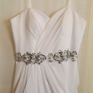 After wedding, prom dress